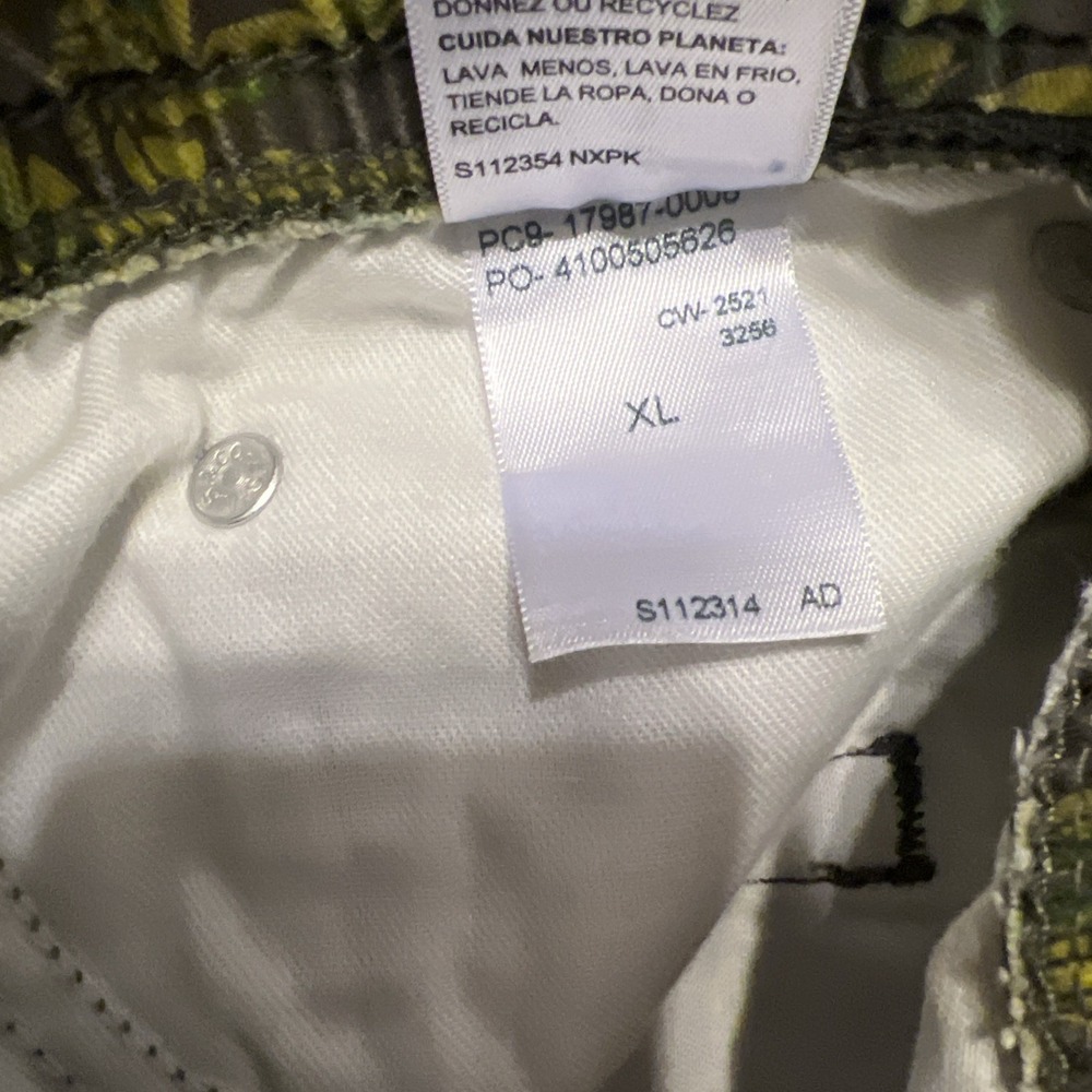 Levi Strauss & Co. Signature Boy's Size XL Boys' Big Pull on Shorts Banana Print - Picture 6 of 7